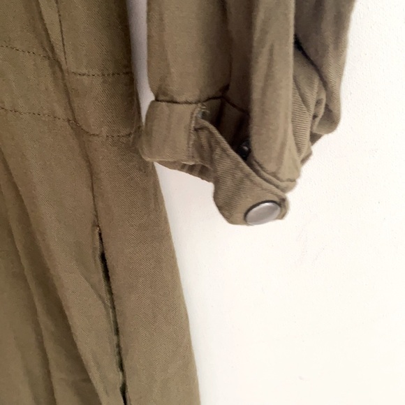 Love Tree Lightweight Olive Green Military Style Hooded Jacket Womens,Size Large - Picture 8 of 12